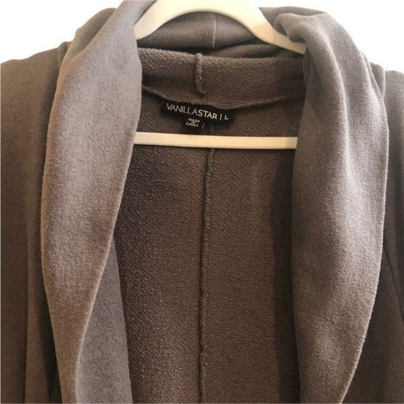 Open Front Hooded‎ Lightweight  Relaxed  Fit Jacket  Size:Large - Picture 2 of 4